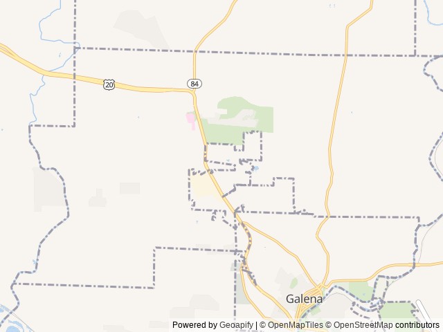 Map of Palace Campground location at Galena, IL, United States