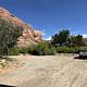 The parking area for Kings Bottom Group Site is gravel and flat with space for no more than eight vehicles. Trailers are not allowed.