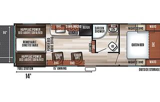 2018 Forest River Wolf Pack Toy Hauler