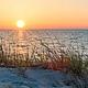 Lake Michigan at Sunset in Indiana Dunes National Park cropped