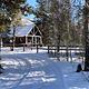 Stolle Meadow Cabin winter view