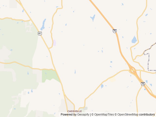 Map for Scout-A-Bout near Cartersville, GA