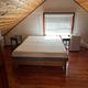 Main Bedroom on the second story of the cabin.