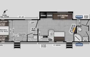 2021 Cherokee Wolf Pack 365PACK16 RV rental photo 2
