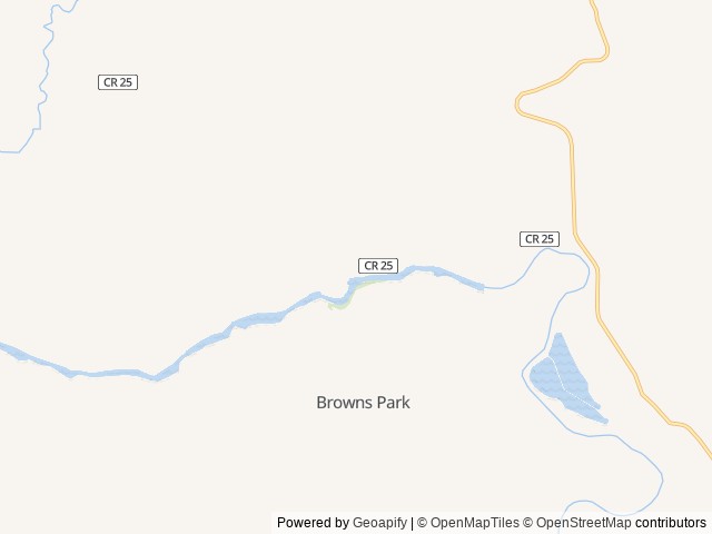 Map of Indian Crossing Campground location at Vernal, UT, United States