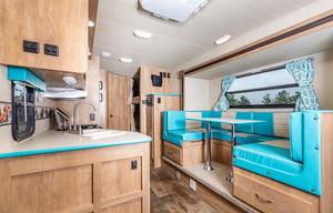 Modern 50s Style Travel Trailer with Outdoor TV!