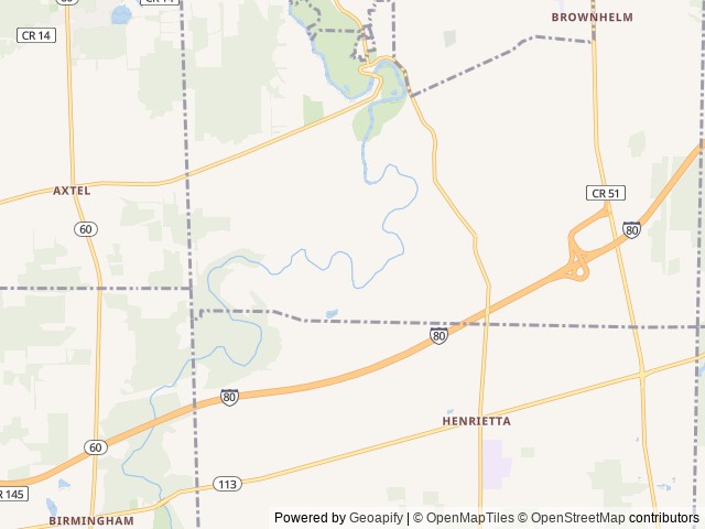 Map of Timber Ridge Campground location at Sandusky, OH, United States