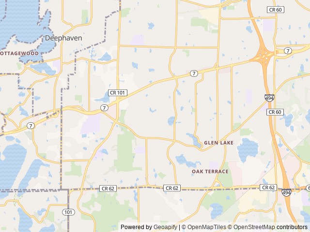 Map for 2015 KZ MXT MXT303 near Minnetonka, MN