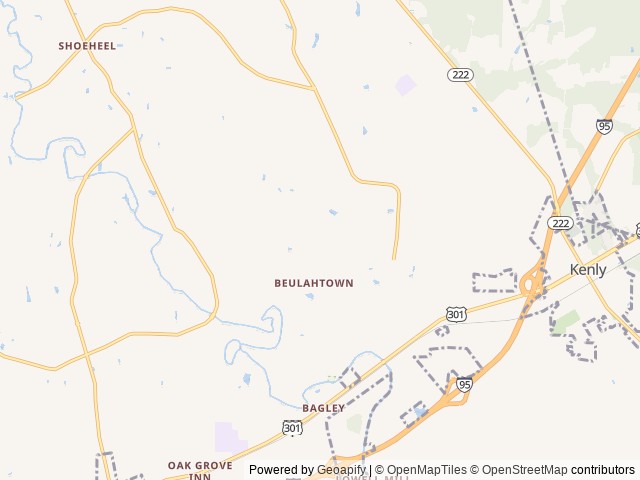 Map for 2023 Gulf Stream Envision 290RL near Kenly, NC