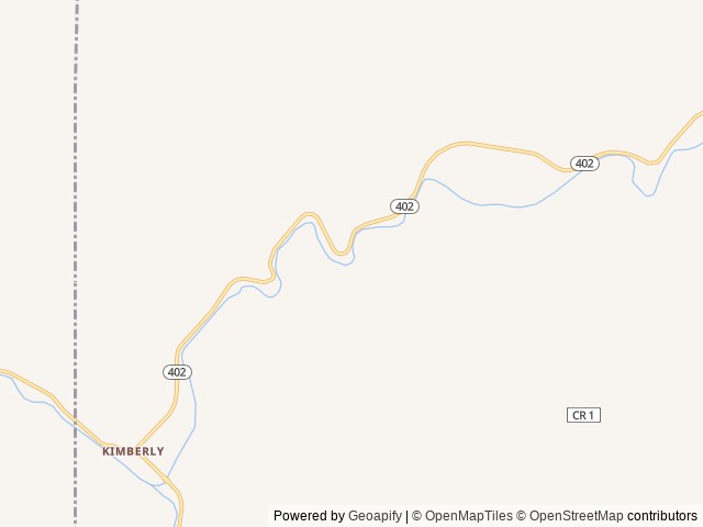 Map of Big Bend Campground (John Day River) location at Prineville, OR, United States