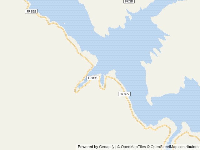 Map of Lost Johnny Campground location at Hungry Horse, MT, United States