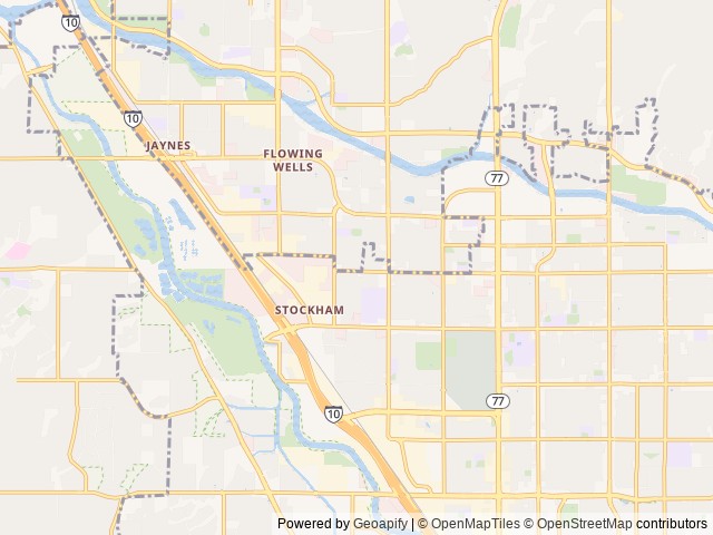 Map of Your RV Park & Campground location at Tucson, AZ, United States