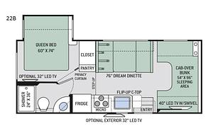 2018 Thor Motor Coach Four Winds 22B