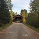 Smith Rapids Covered Bridge With Early Autumn Colors
