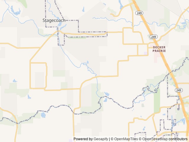 Map of ROYAL PALMS RV RESORT location at Magnolia, TX, United States