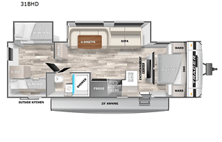2024 Prime Time RV Tracer 31BHD RV rental photo 3