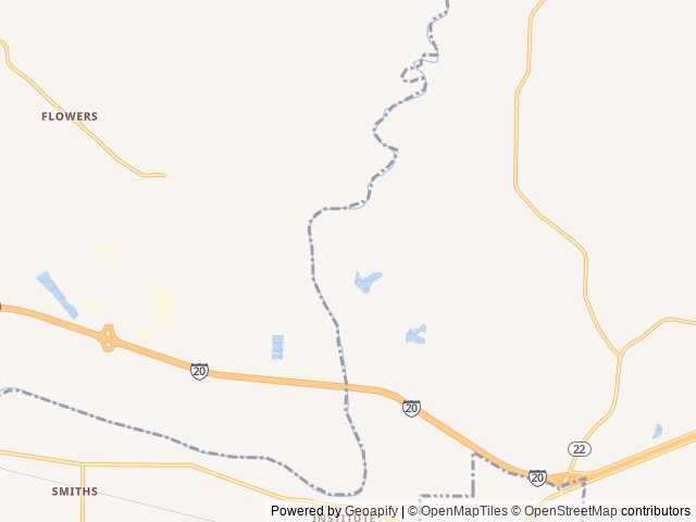 Map of Askew’s Landing RV Campground location at Edwards, MS, United States
