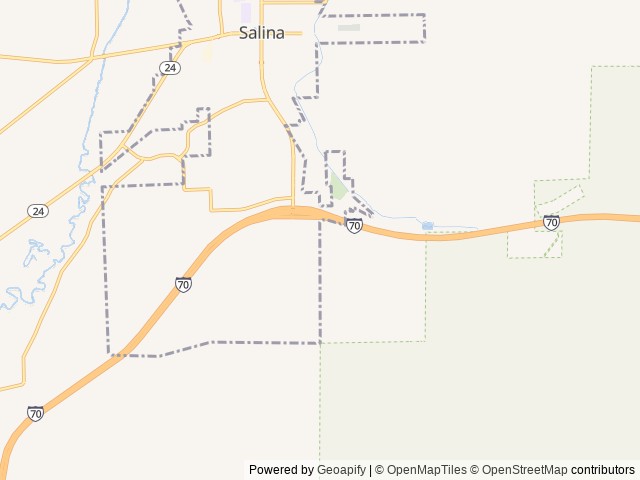 Map of Love's RV Stop-Salina UT 581 location at Salina, UT, United States
