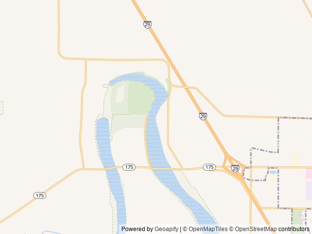 Map of Onawa / Blue Lake KOA Holiday location at Onawa, IA, United States