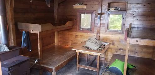 Salmon Bay Lake Cabin Interior
