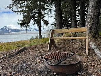 Taku Glacier from fire ring