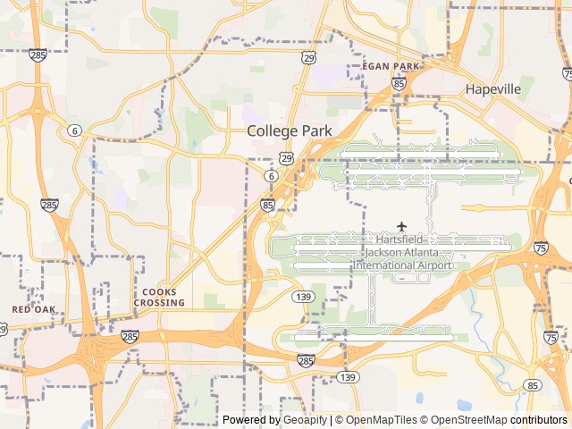 Map for Comfort Family | Atlanta near Atlanta, GA
