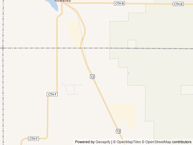 Map of Docs Bunkhouse RV Park location at Merrillan, WI, United States