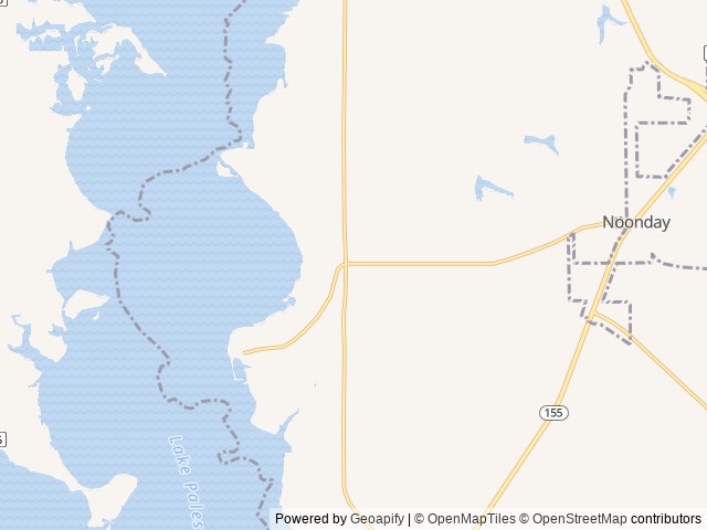 Map of Waters edge location at Flint, TX, United States