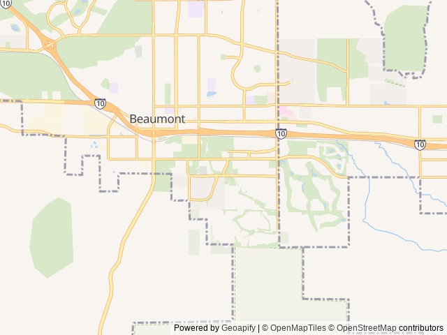 Map for 2008 Jayco Jayflight g2 26 bhs near Beaumont, CA