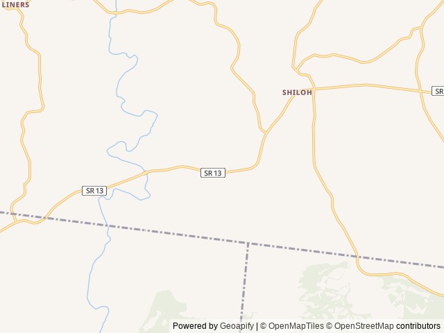 Map for Freedom to Explore near Cumberland Furnace, TN