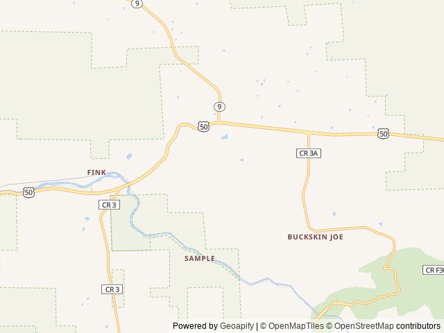 Map of Royal View RV Park location at Canon City, CO, United States