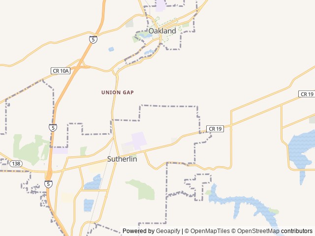 Map for 2017 Heartland Wilderness 2575RK near Sutherlin, OR