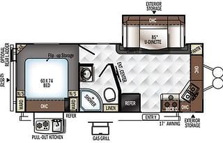 2018 Forest River RV Rockwood Mini Lite 2506S