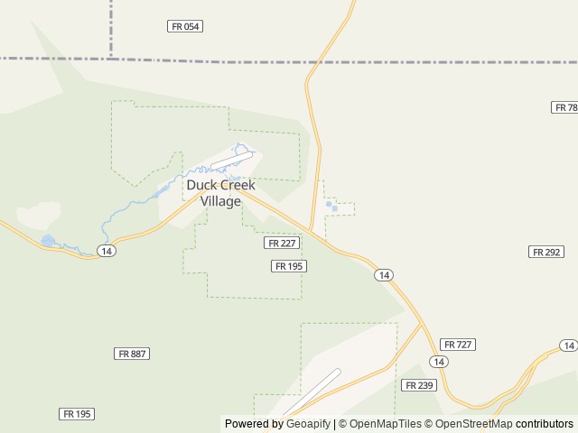 Map for The Luxe Basecamp | Delivered RV Stay near Duck Creek Village, UT