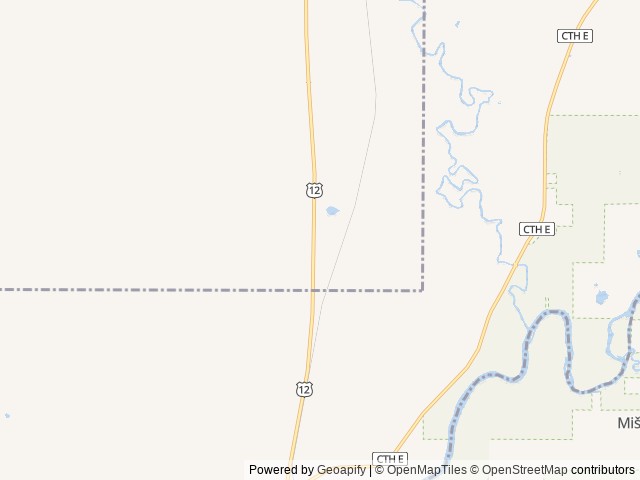 Map of Camp NCN North location at Black River Falls, WI, United States