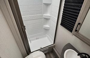 Keystone Passport Sleeps 8 comfortably.