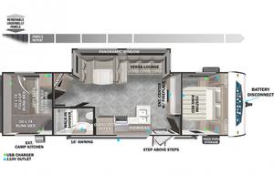 2023 Cruise Light Bunk Trailer by Forest River!