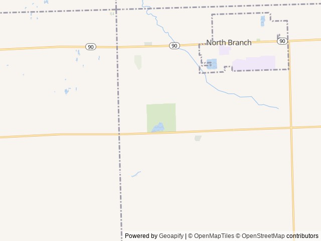 Map of Washakie Golf & RV Resort location at North Branch, MI, United States