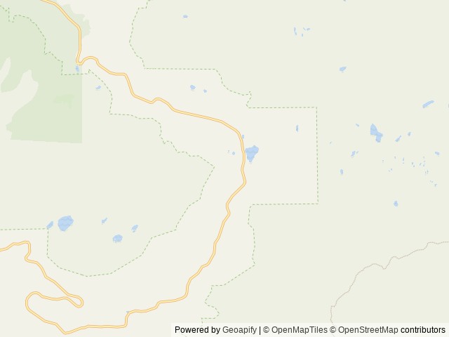 Map of Summit Lake North location at Mineral, CA, United States