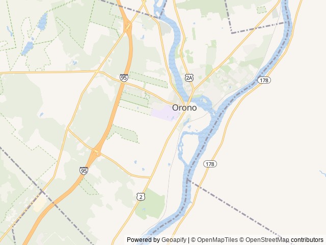Map for Maine Rambler. near Fayette, ME