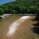 a shallow river at Roaring River State Park