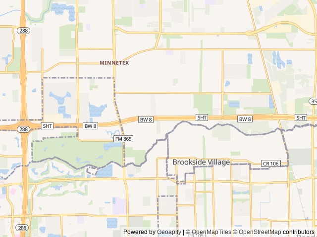 Map for 2021 Forest River Salem 26dbud (Donkey Kong) near Houston, TX