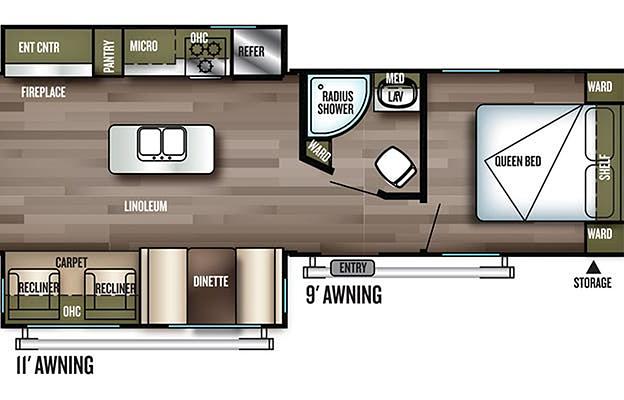2019 Forest River Wildwood Camper – Model 27REIS