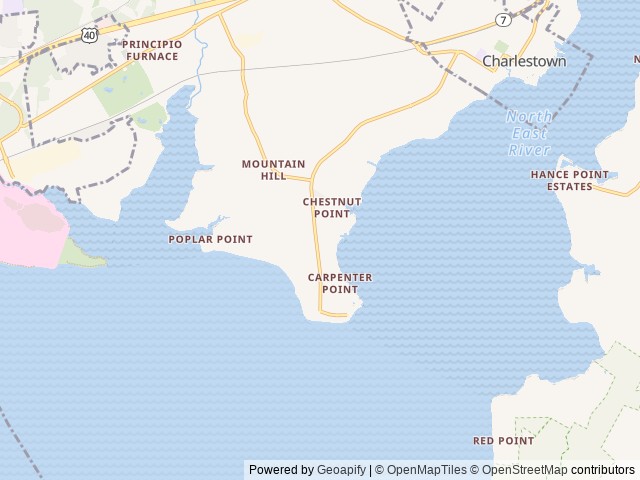Map of Craft Haven Campground & Marina location at Perryville, MD, United States
