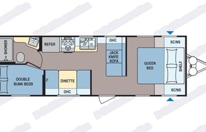 2022 COLEMAN 274BH- 5 BED BUNKHOUSE- 30FT LONG