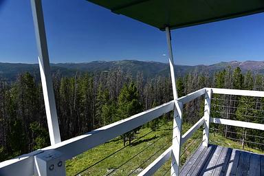 McCart Lookout view looking out