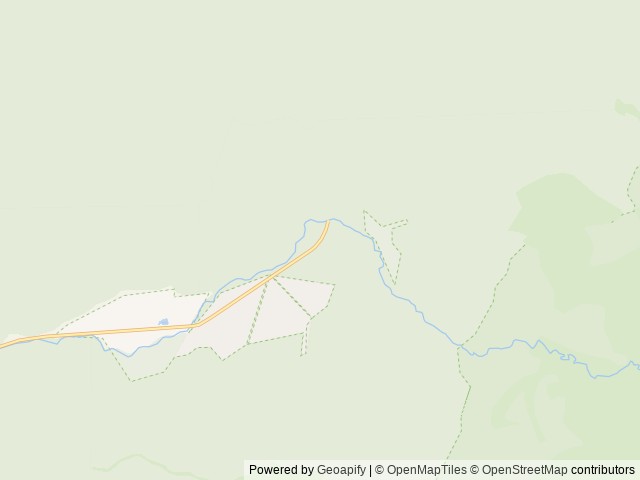 Map of East Fork Cabin location at Sula, MT, United States