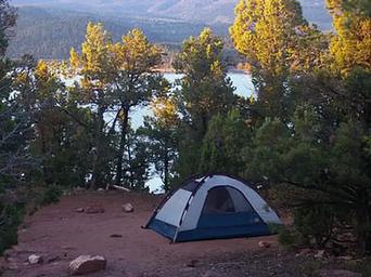 MUSTANG RIDGE CAMPGROUND tent