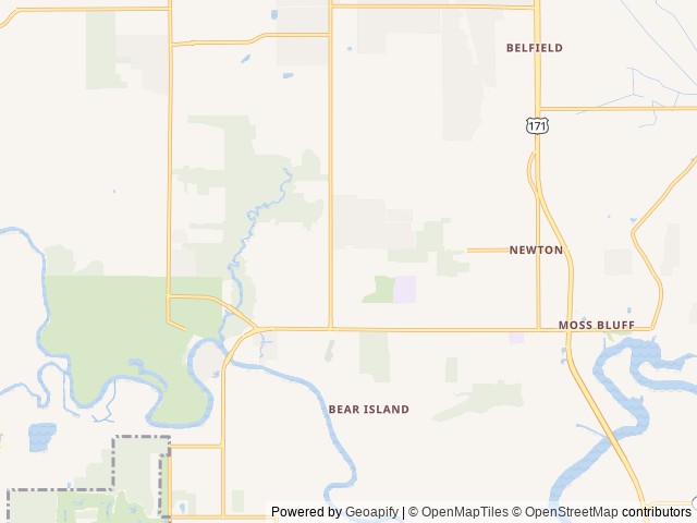 Map for 2022 Coachmen Sleeps 10! near Moss Bluff, LA