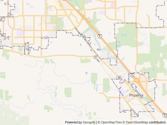 Map for "Olive" 2018 Thor Four Winds 31Y Family fun near Medford, OR